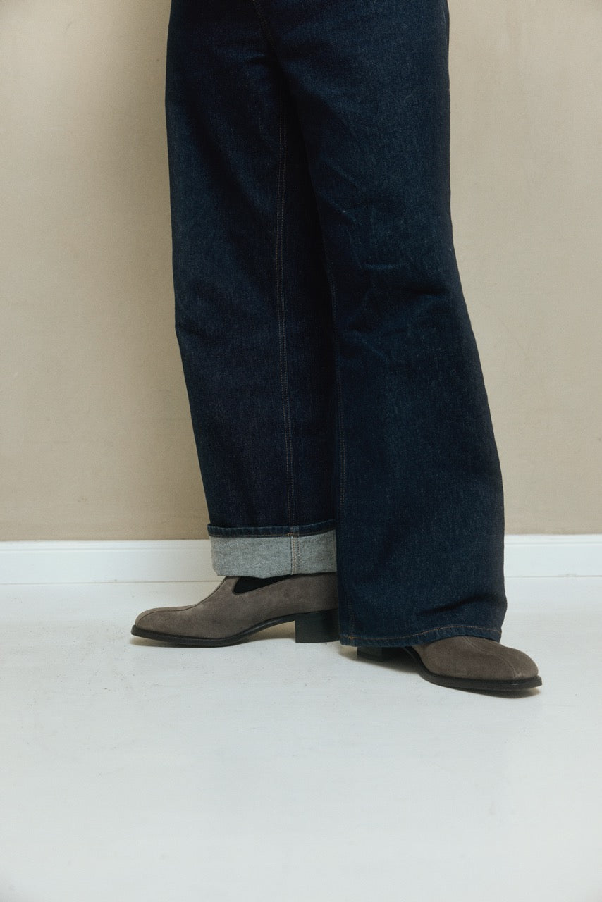 PEDESTRIAN Loafer. Grey. Men.