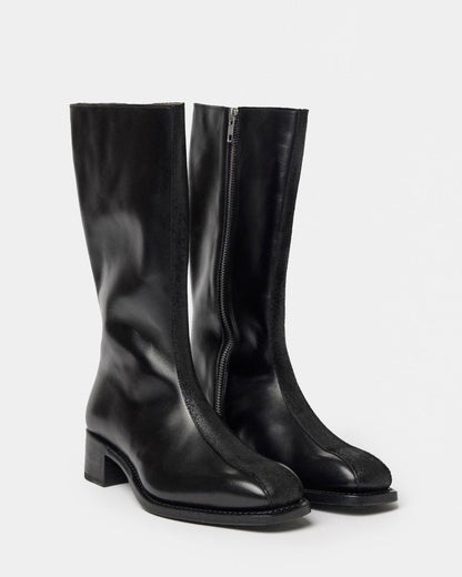 PEDESTRIAN Boot. Black. Women
