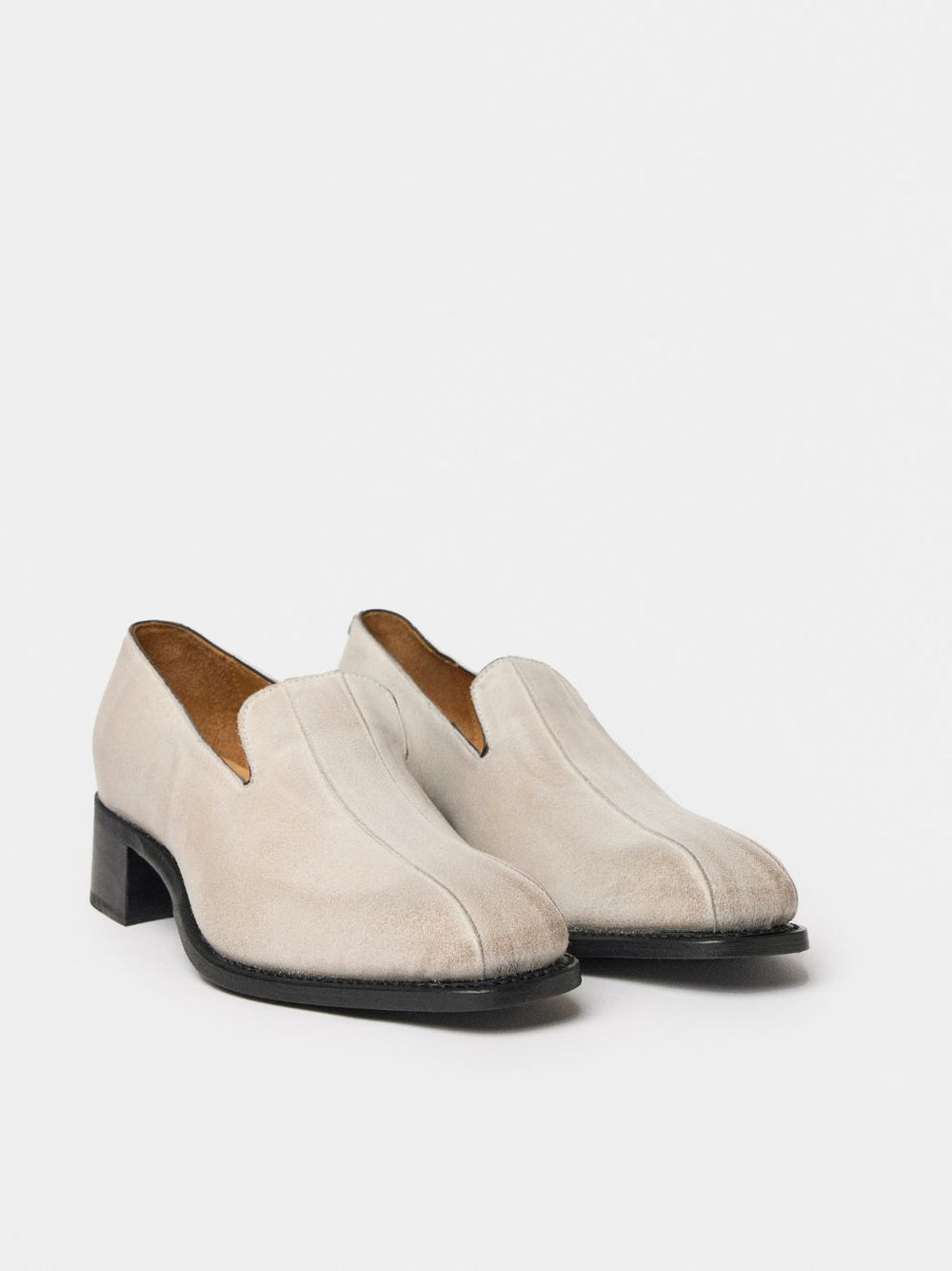 PEDESTRIAN Loafer. Dirty White. Men.