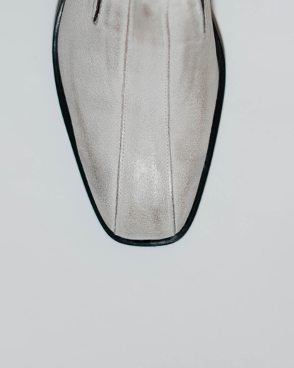 PEDESTRIAN Loafer. Dirty White. Women.